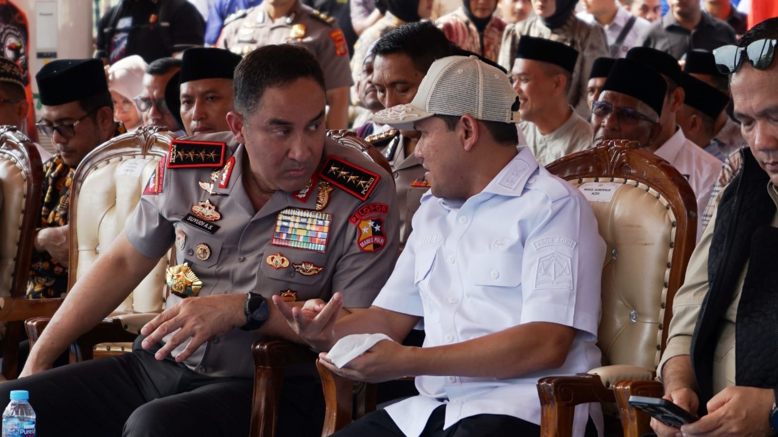 Dampingi Kapolri di Pidie, Dek Fadh Apresiasi Pengungkapan Laboratorium Sabu Ilegal